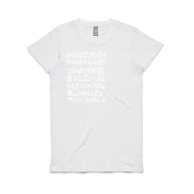 Moonuscript T - White Design - Womens Thumbnail
