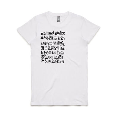 Moonuscript T - Black Design - Womens Thumbnail