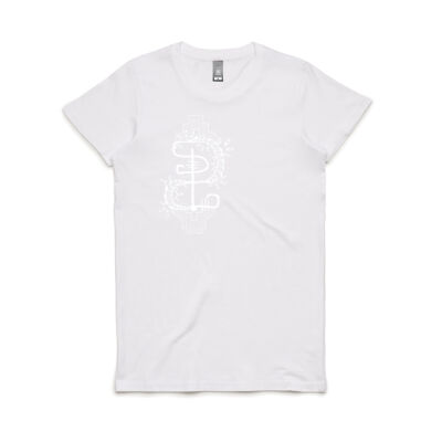 Shaman Logo T - White Design - Womens Thumbnail