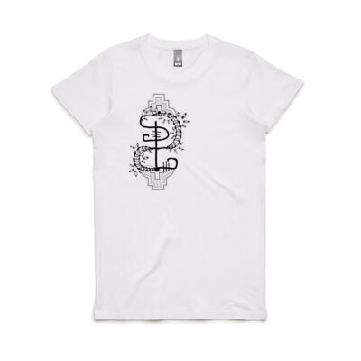 Shaman Logo T - Black Design - Womens Thumbnail